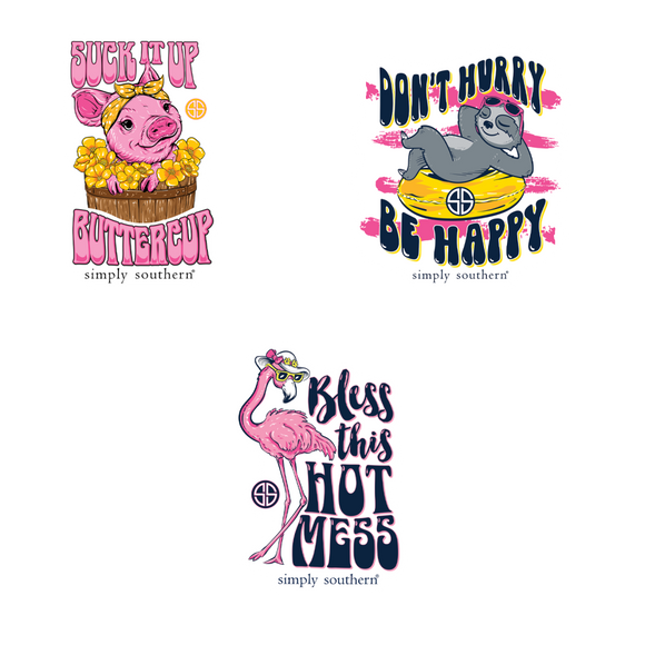 Sticker Set - Suck it Up Buttercup - by Simply Southern