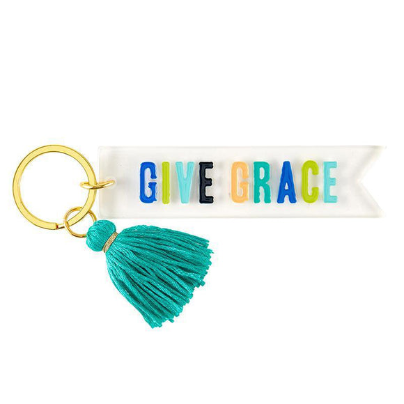 Give Grace - Acrylic Keychain - Faithworks