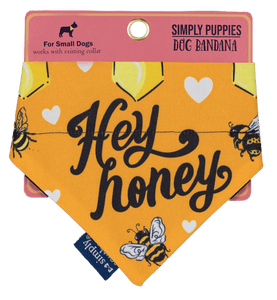 SIMPLY PUPPIES BANDANA - Hey Honey - by Simply Southern - www.HereTodayGoneTomorrow.store