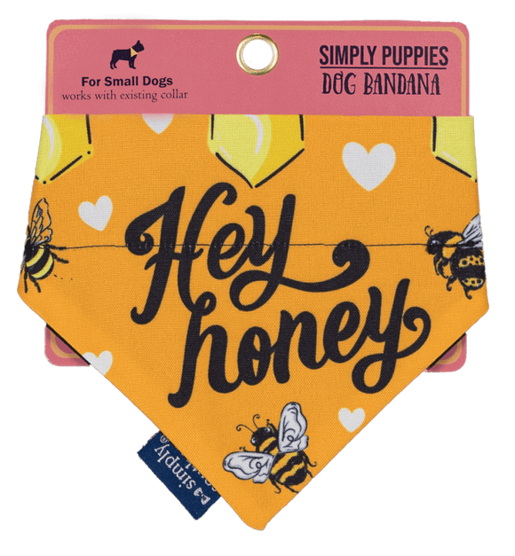 SIMPLY PUPPIES BANDANA - Hey Honey - by Simply Southern - www.HereTodayGoneTomorrow.store