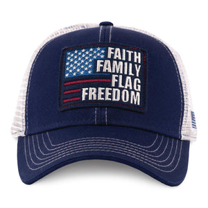 Faith Family Flag Freedom (Officially Licensed Baseball Cap) by Buckwear