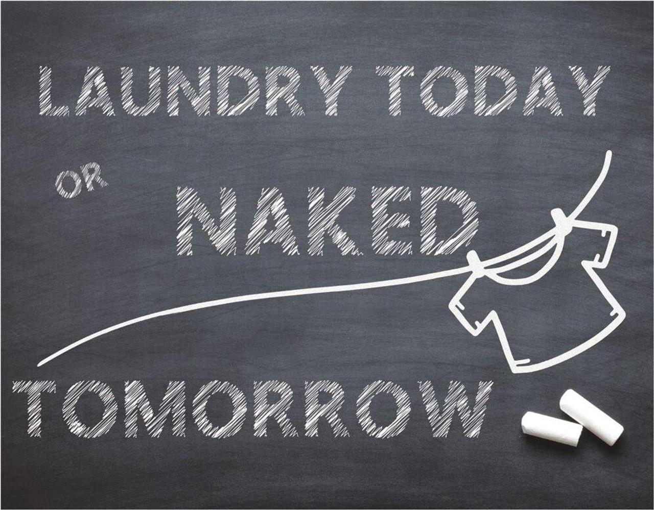 Laundry Today - Vintage-style Tin Sign
