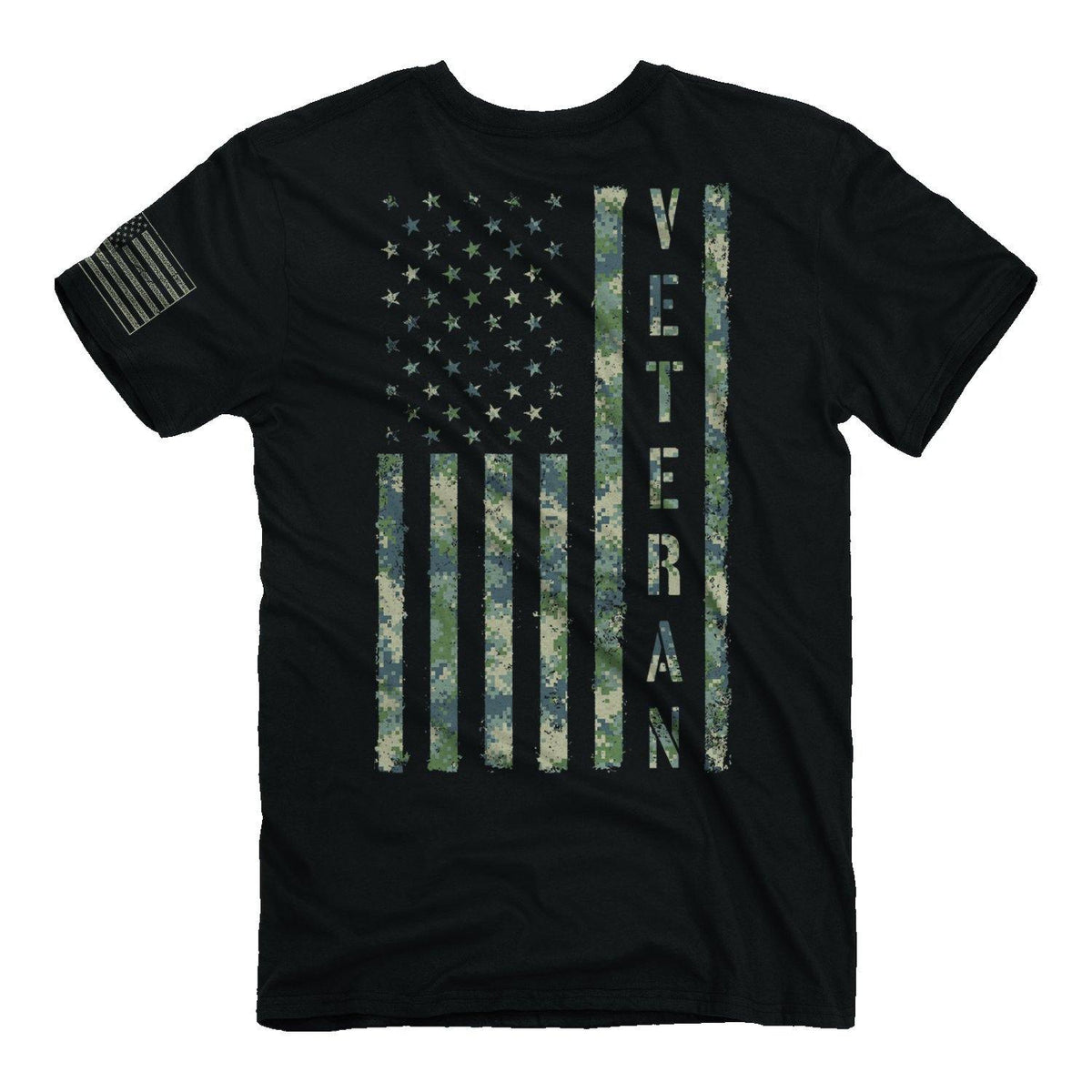 'Vet Digi Flag' T-Shirt - by Buckwear - Here Today Gone Tomorrow
