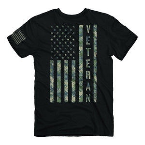 'Vet Digi Flag' T-Shirt - by Buckwear - Here Today Gone Tomorrow