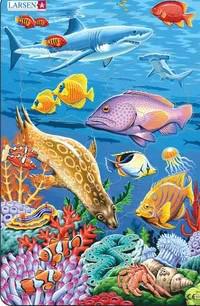 Coral Reef Shark Children's Educational Jigsaw Puzzle - 25 pc - by Springbok