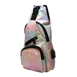 Anti-Theft Day Regular Sling Bag - Tie-dye Pastel - by Calla