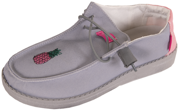 Gray Pineapple - Women's Slipon Shoes - by Simply Southern