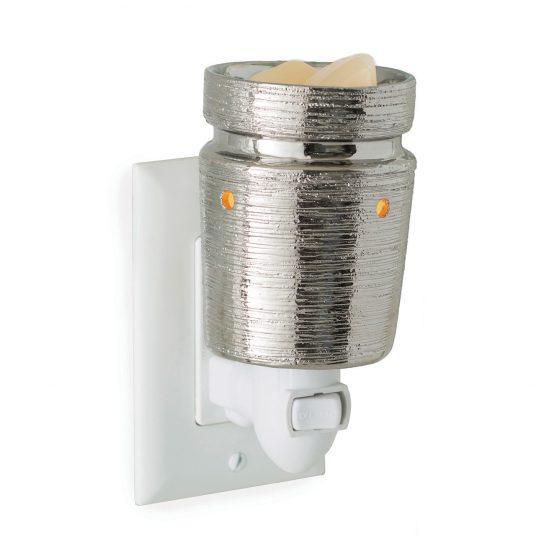 Brushed Chrome Pluggable Warmer - by Candle Warmer Etc.