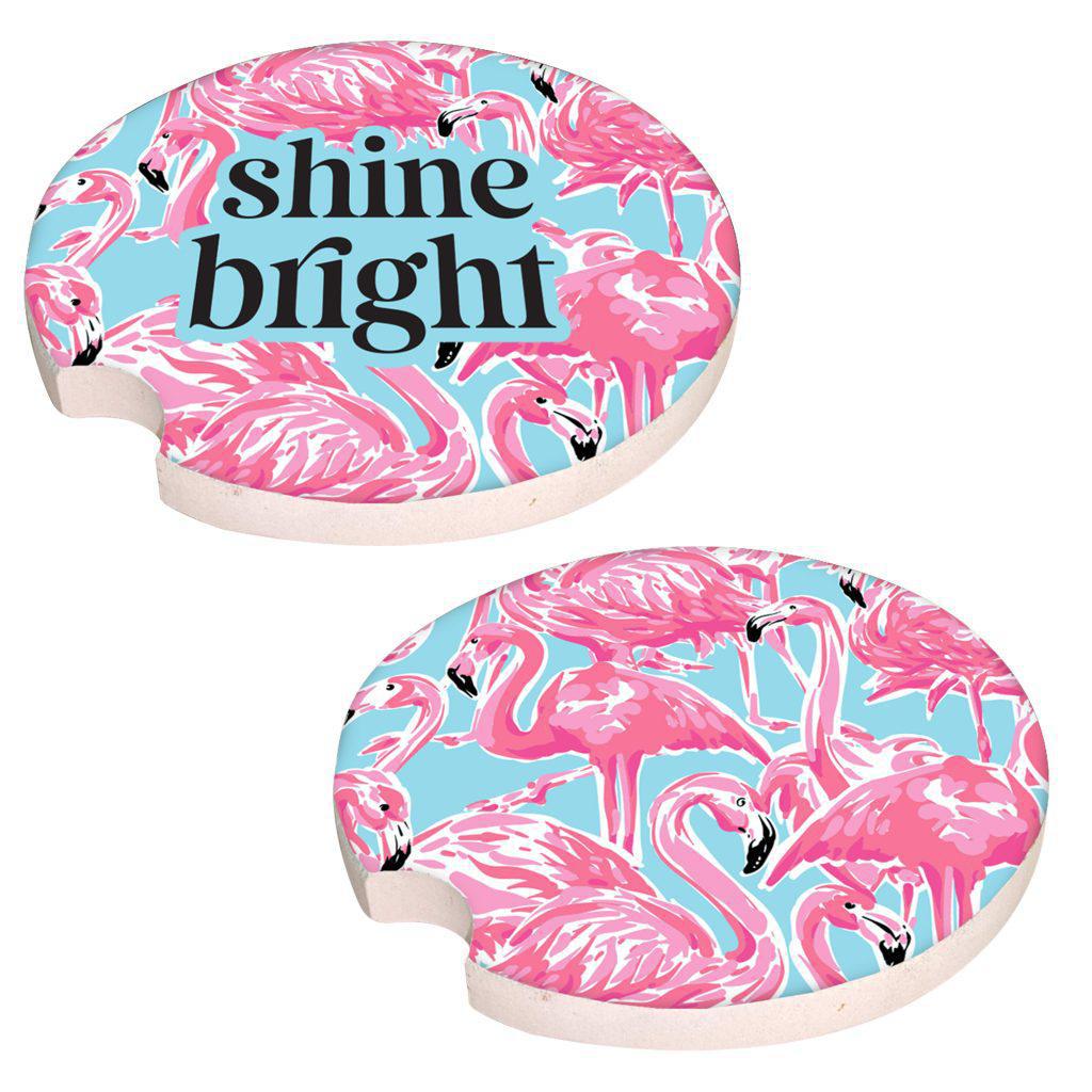 2 Pack Car Coaster - Shine Bright - by Simply Southern