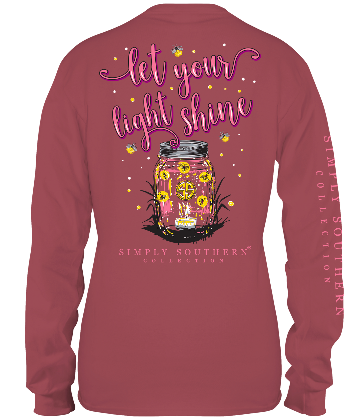 Let your Light Shine (Long Sleeve T-Shirt) by Simply Southern