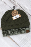 Crushed Velvet Knit Beanies (CC Beanie Exclusive) by Girlie Girl Originals