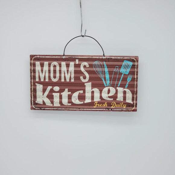 Mom's Kitchen (Metal Tin Sign) by Great Finds