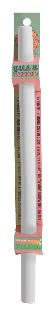 White - Silicone Straw - by Simply Southern