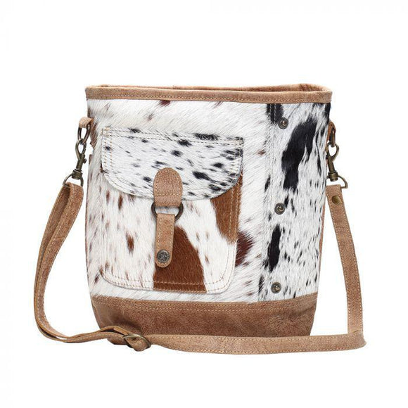 MULTI HIDES SHOULDER BAG - by Myra