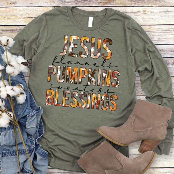 Jesus Flannels (LS) by Love in Faith