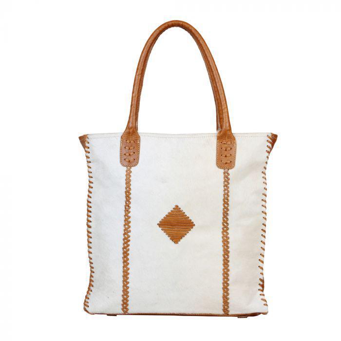PURITY LEATHER AND HAIRON BAG - by Myra