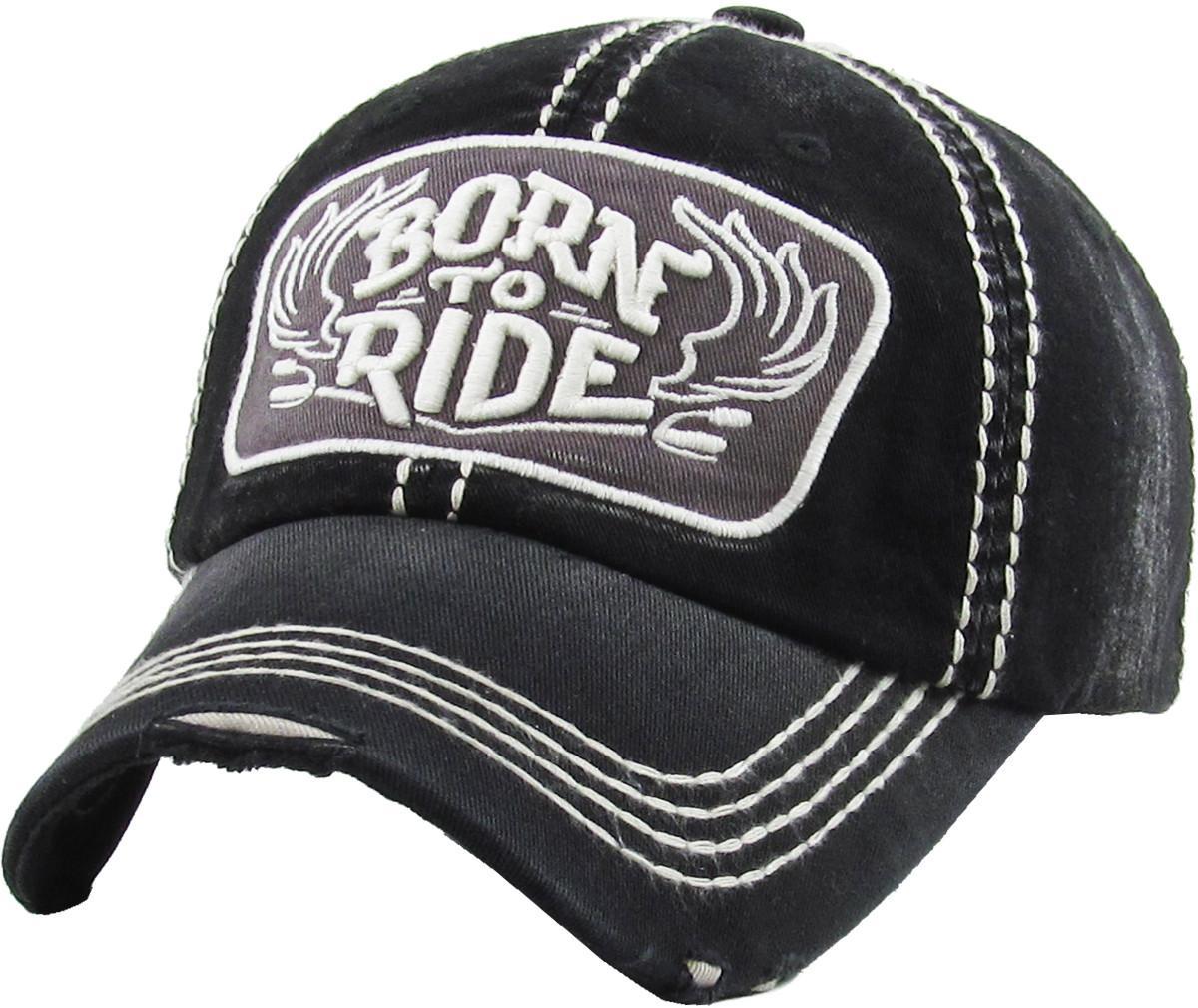 Born to Ride Vintage Hat (Baseball Cap)