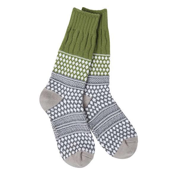 Weekend Gallery Textured Crew - Earthy - by World's Softest Socks