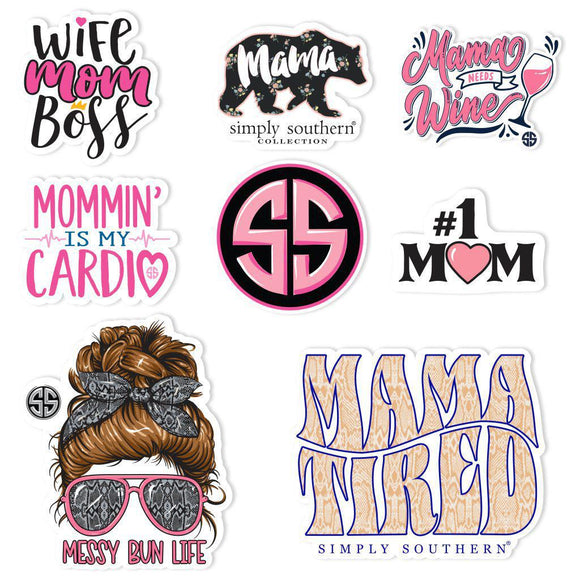 Sticker Set - Mom - by Simply Southern