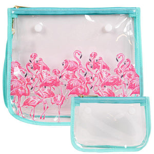 Simply Clear Case For Tote - Flamingo - by Simply Southern