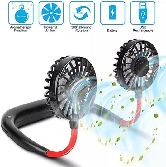 USB Charging / Multi Speed Neck Fan