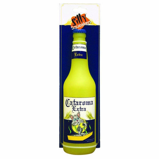 Silly Squeaker Beer Bottle - Cataroma - by Tuffy