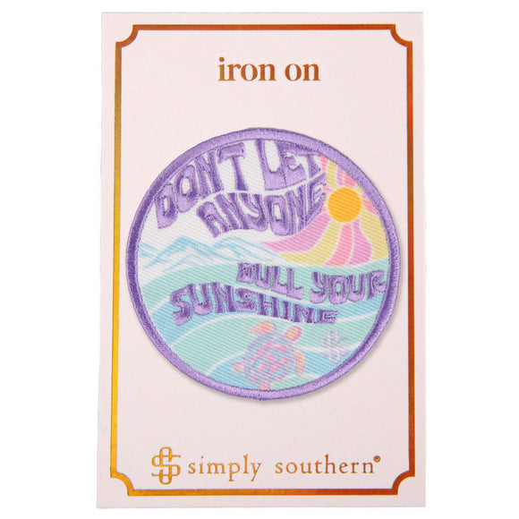 Iron on Patch - Dull Your Sunshine - by Simply Southern