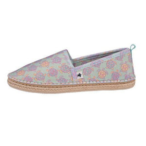 Women's Espadrille Shoes - Green Turtle - by Simply Southern