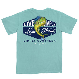 Live Simple Local & Proud (Men's Short Sleeve T-Shirt) by Simply Southern