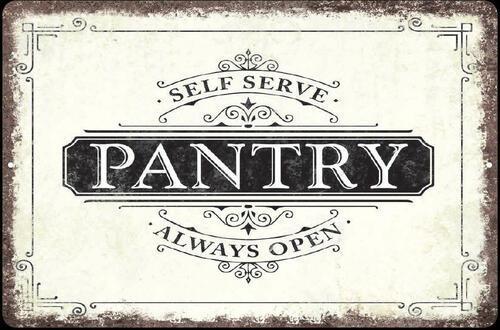 Self Serve Pantry - Vintage-style Tin Sign