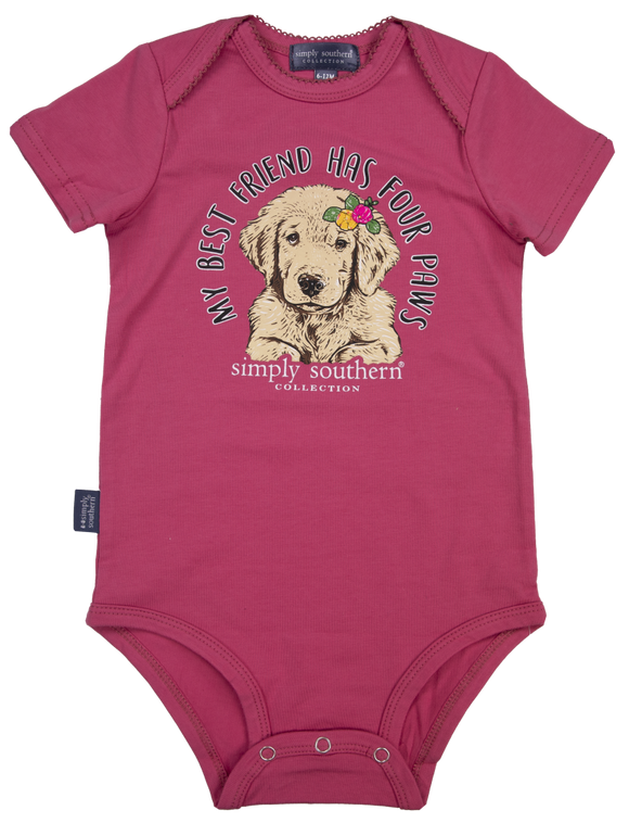 Baby Crawler - Best Friend has Four Paws - by Simply Southern