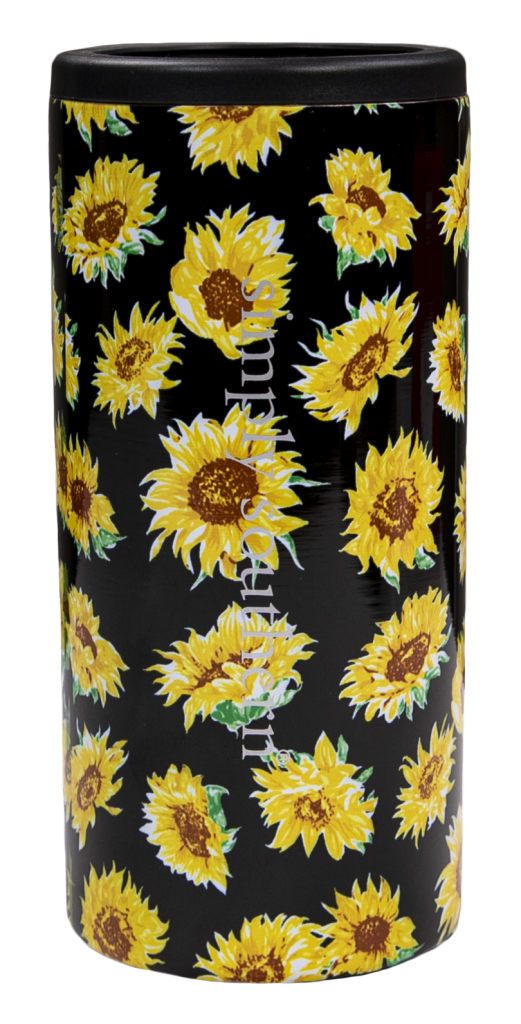 Sunflower - Slim Can Cooler 12oz - by Simply Southern