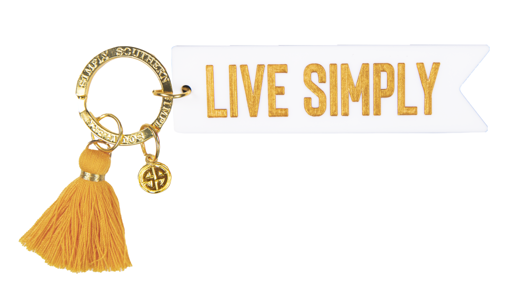 Acrylic Keychain - Live Simply - by Simply Southern