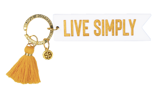 Acrylic Keychain - Live Simply - by Simply Southern
