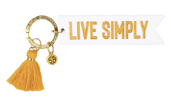 Acrylic Keychain - Live Simply - by Simply Southern