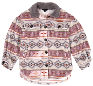 Simply Sherpa Shacket - Aztec - by Simply Southern