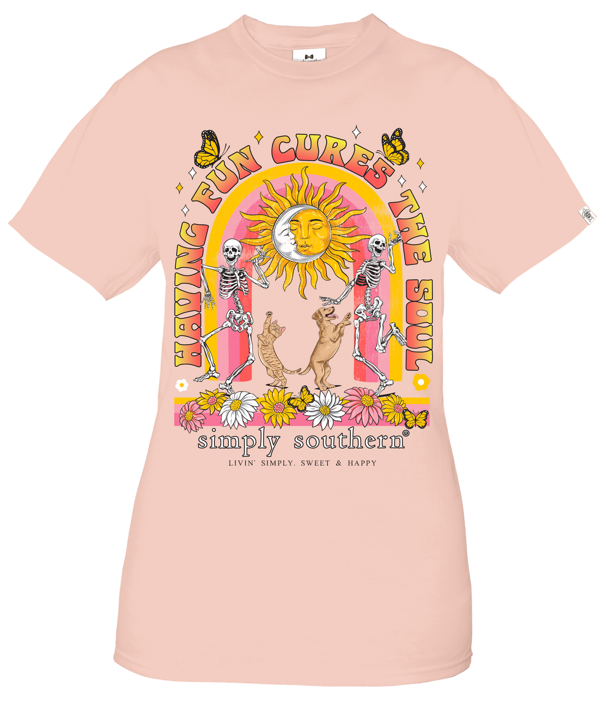 Having Fun Cures The Soul (Short Sleeve T-Shirt) by Simply Southern