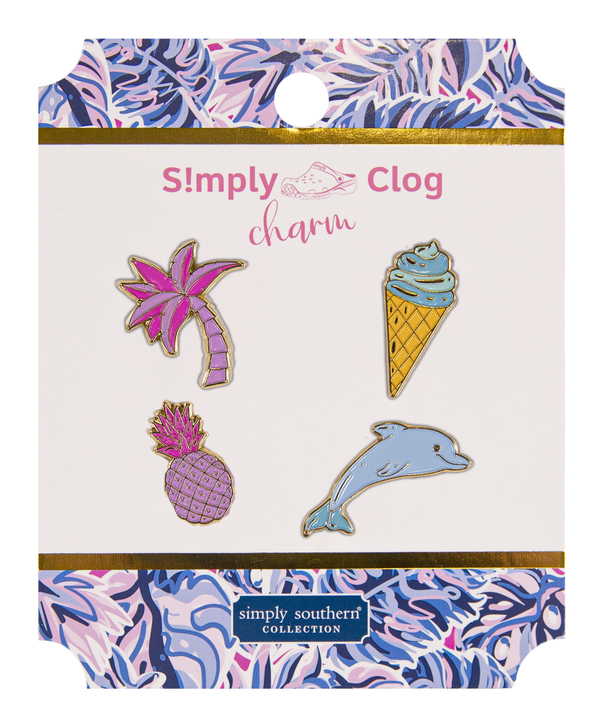 Simply Clog Metal Shoe Charm - Dolphin - by Simply Southern