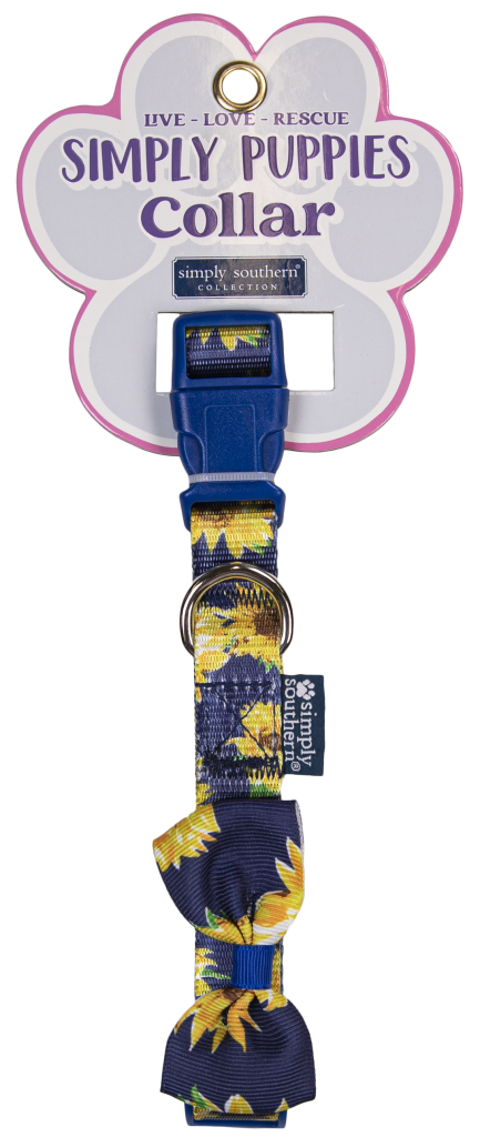 Dog Collar - Sunflower - by Simply Southern