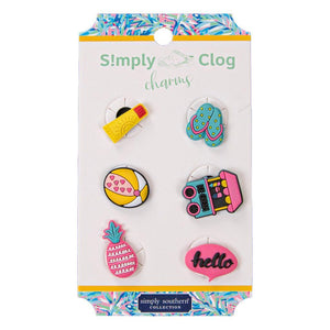 Simply Clog Shoe Charm - Summer - by Simply Southern