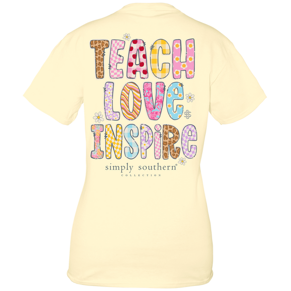 Teach Love Inspire (Short Sleeve T-Shirt) by Simply Southern