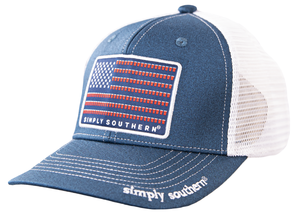 Red Cup Flag - Men's Baseball Cap - by Simply Southern