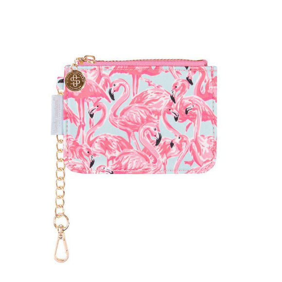 Preppy Coin Purse - Flamingo - by Simply Southern