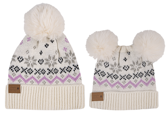 Mommy & Me Simply Beanie - Sweater Cream Set - by Simply Southern