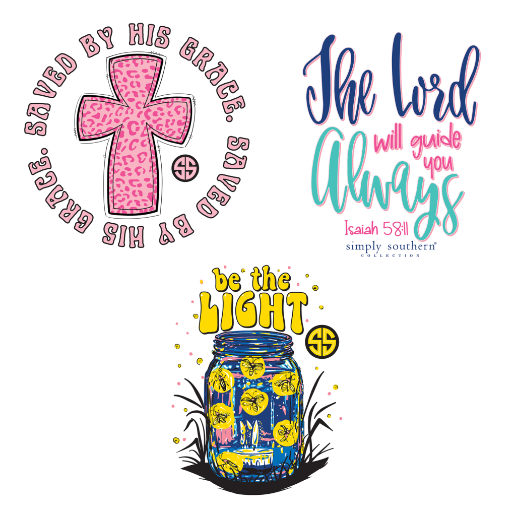 Sticker Set - Cross - by Simply Southern