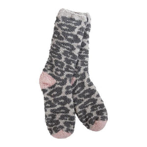 Knit Pickin' Fireside Crew - Snow Leaopard - by World's Softest Socks