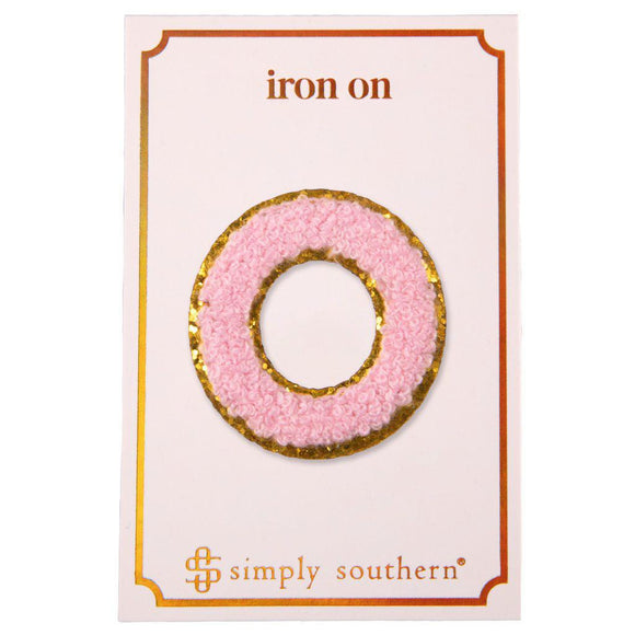 Iron on Patch Pink Letter - O - by Simply Southern