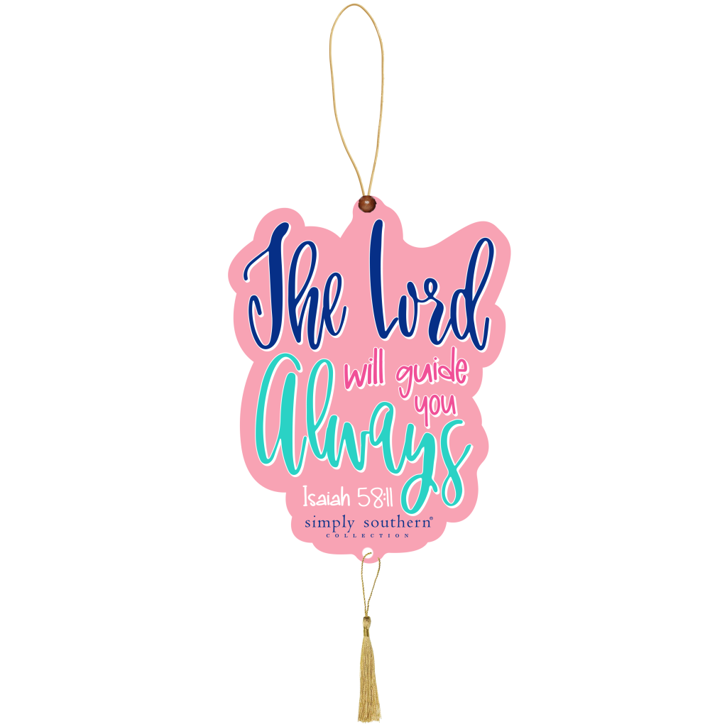 The Lord will Guide you Always Air Fresheners - Carnation Scent - by Simply Southern