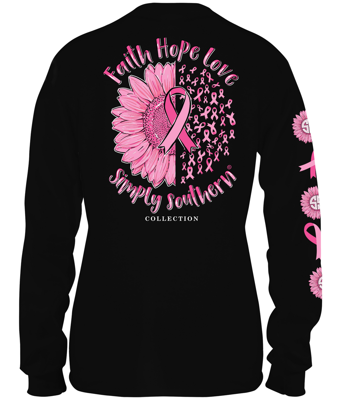 Faith Hope Love (Long Sleeve T-Shirt) by Simply Southern