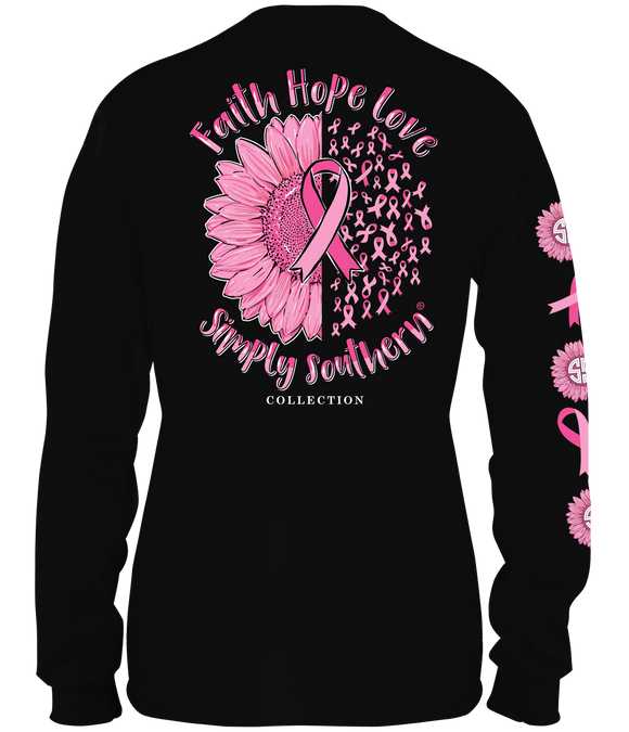 Faith Hope Love (Long Sleeve T-Shirt) by Simply Southern